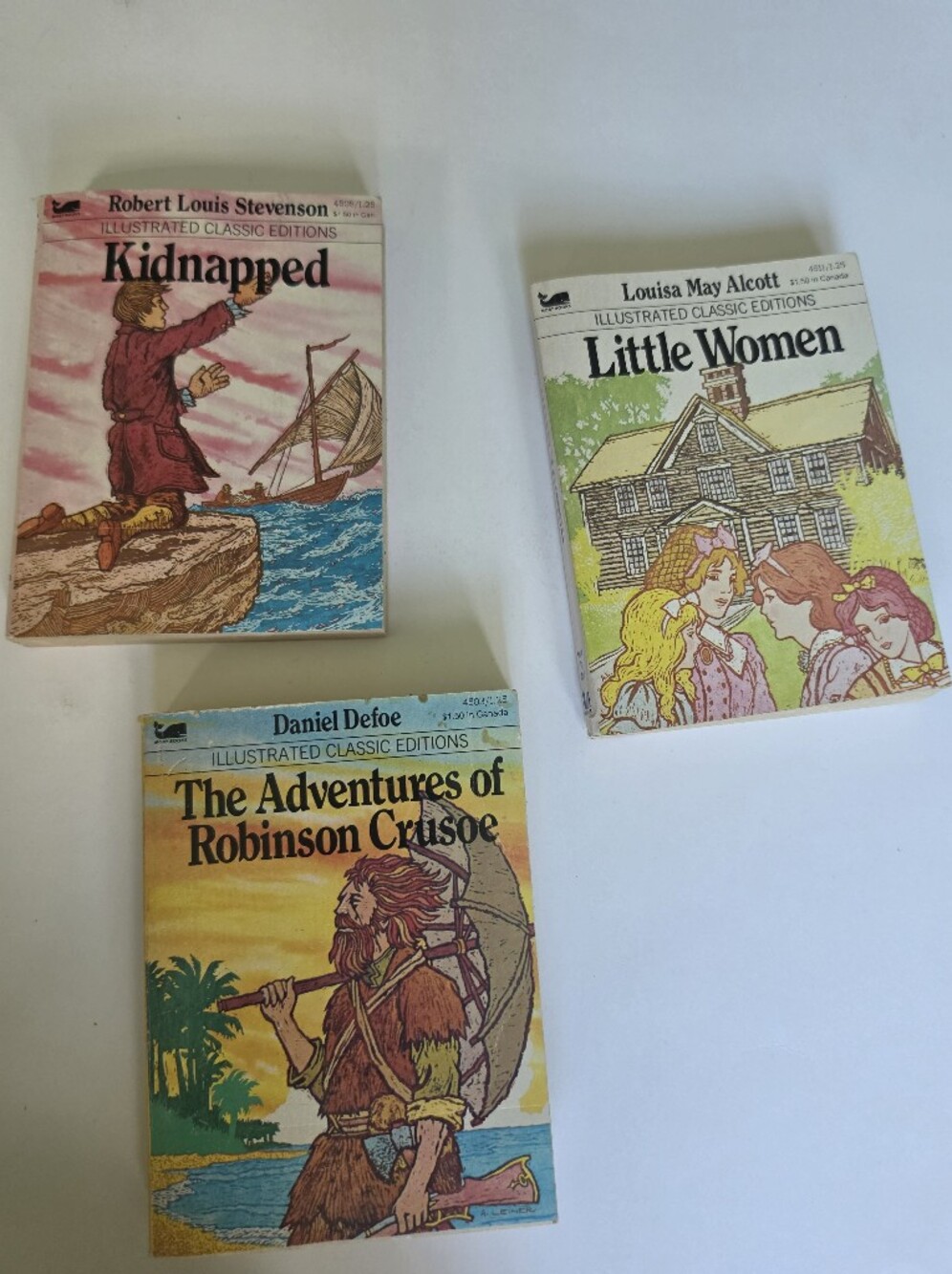 Moby Books Lot Illustrated Classics 1977 -1979 Vintage